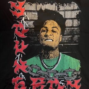 New never broke again tee shirt by young boy